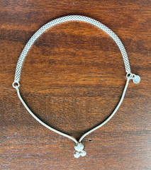 Sterling Silver Lariat Slide Bracelet Designer