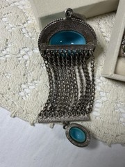 Vintage & Modern Estate 22 Pc Turquoise Inspired Jewelry Lot-All Wearable