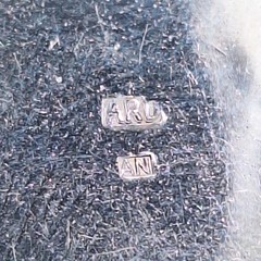 Latvia Milda Sterling Silver Ingot Pendant