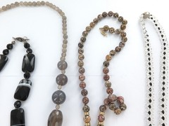 Exceptionally Good Lot Quality Estate Costume Necklaces. Great Resale Potential.