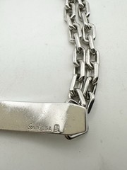 Vintage Engravable ID Bracelet SPEIDEL USA Silver Tone Link Bracelet 8”