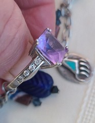Vintage Sterling Silver Talisman Charm Necklace, Green Man, Buddhas, Rings &MORE