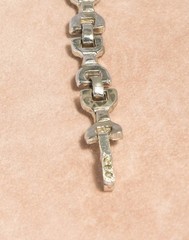 Vintage set of 2 stunning – 1920-1930’s Art Deco paste Open bow tennis bracelet