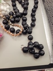 2 Lbs Vintage Colorful Plastic Lucite Beaded Necklaces Lot Costume Jewelry