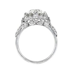 Antique 3.00 CT White Round Cut CZ Art Deco Anniversary Gift Ring in 925 Silver