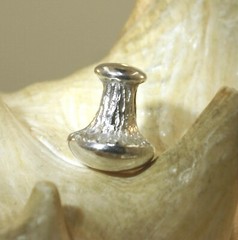 14MM DELUZE VINTAGE HEAVY SOLIDCORE 925 SILVER HAWAIIAN POI POUNDER PENDANT ~11g