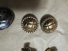 Lot Of 20 Retro Clip On Earrings with assorted Metals And Styles