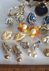 Costume Jewelry Lot Many Signed Lisner Monet Park Lane Napier W Germany Japan +