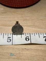 Vintage Sterling Silver Cufflinks Cuff Links Aztec Mayan Design Hecho En Mexico