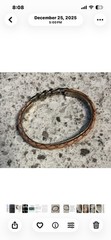 Vintage Italian Snake Skin Bracelet