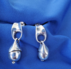 ORIGINAL Designer 925 Sterling Silver Dangle Drop Earrings Jewelry Gift Woman