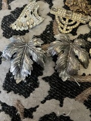 Art Deco Dress Clip Lot 20 1930s Rhinestone Clips Vintage Jewelry Brooch