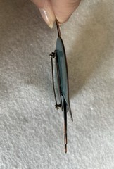 Huge Vintage Matisse Enamel & Copper Artist Palette Brooch Pin W/Brushes