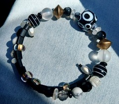 Suzanne Bellows 3 Piece Signed Necklace, Bracelet & Earrings. One Of A Kind!