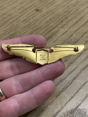 AS-IS!!! Pre WWII 1920’s/30’s CORO U.S. Army Air Corps Patriotic Wing Brooch