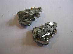 1960s Blue & Green Rhinestone Clip On Earrings, Compare @ $35 on Etsy