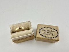 Antique Victorian 10k Gold Baby Starburst Ring Pendant Charm Seed Pearl Read