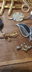 Lot Of 20 Costume Brooch Pin Rhinestone Jewelry Some Vintage