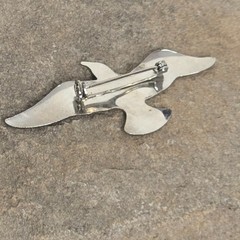 Hummingbird and Seagull Lot Silver Tone Birds Animal Figural Vintage Brooch Pins