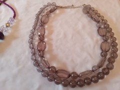 vintage & costume pretty purple themed jewlery lot necklace bracelet ring brooch