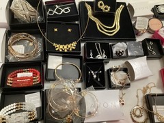 Vintage AVON Jewelry Lot In Original Boxes 39 pieces 3#8 ozs 2014 -2022