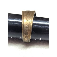 Vintage Duchess Silver Plate Pinocchio Spoon Ring Size 8.75 Wrap Bypass Jewelry