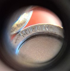 Vintage MILOR Italy Magnetic Sterling Tigereye Bracelet Fits 6.5″ See Pics/Descr
