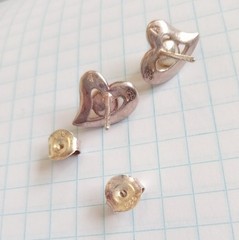 Vintage Earrings with pearls Sterling Silver 925 test Beautiful Women’s Jewelry