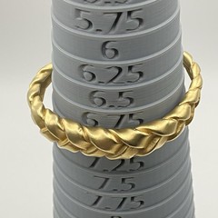 Vintage Erwin Pearl Thick Braided Gold-Tone Cuff Bracelet Statement 90s Runway