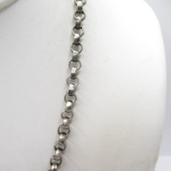 Silver Tone Plated Metal Rollo Chain Vintage