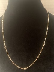 Lovely Avon Simulated Diamond Accent Necklace