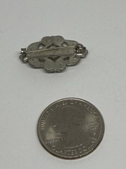 Antique to Vintage Lot of 8 Brooches ~ All Wearable Pot Metal, Enamel & More