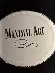 Maximal Art Lithograph Brooch Girl With Dog