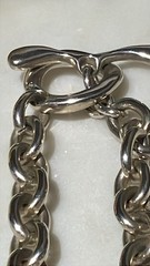 Vintage RLM Substantial Rolo Link Necklace 17 Inches