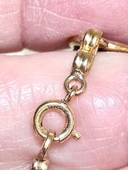 LOVELY Vintage Gold-Filled Agate, Unakite, Etc. Egyptian Scarab Bracelet