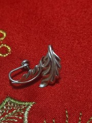 Vintage JMS 1/20 12KT G.F. Leaf Screw Back Earrings