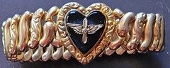 AMERICAN QUEEN 1940’s Sweetheart Expansion Bracelet by Pittman & Keeler