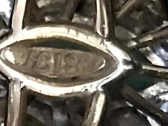 18K Yellow Gold Jade & Diamond Estate Cocktail Ring