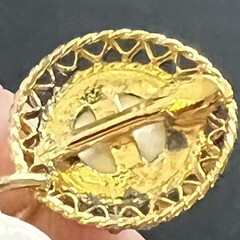 Vintage 12k Gold Filled Watch Chain FOB, ChatelaineSlide,Swivel Dog Clip, ~READ~