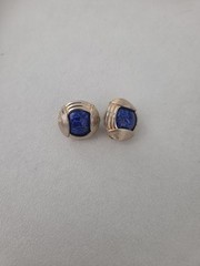 Vintage Les Bernard Gold-Tone Statement Earrings
