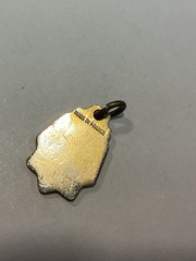 Silver Mercury Sign Pendant Made In France