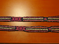 Bib Necklace Seed Bead Southwest Native Tribal Ethnic Statement Jewelry 25″ Long