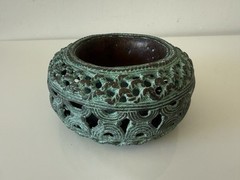 Antique Bronze African Currency Slave Bangle Bracelet