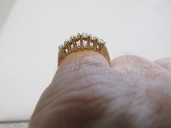 Stunning 14k Gold 1.03 ctw Marquise Diamond Ring Band Size 7 SI1-G MAKE OFFER