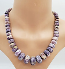 VTG 925 DTR Mine Finds Jay King Necklace 21in Dream Chevron Amethyst Rondelles