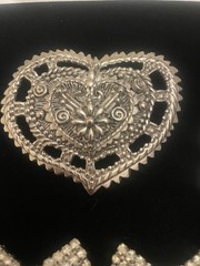VTG Brooch Jewelry Lot Silver Tone FAIRY HEART ANGEL DOG BOW Rhinestone Clips