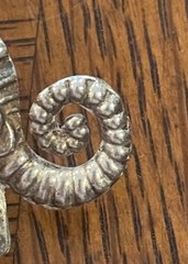 Vintage Sterling Silver Seahorse Earrings Flaw See Pics Not Visible From Front