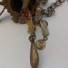 Tribal Boho Ottoman Style Ethnic Dome Lariat Necklace Vintage Tassel Statement