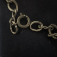 Vintage Sterling Silver Adult Link Charm Bracelet Stork Baby Heart 7.75″