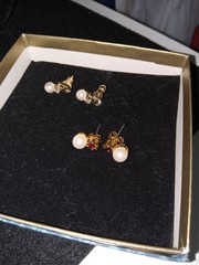 Avon Jewlery Lot Necklace Bracelet Brooches and Earrings Gold Tone